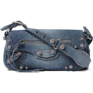Balenciaga Le Cagole denim shoulder bag - blue - One Size