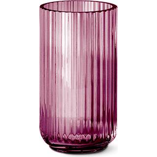 Lyngby Vase 20 cm - Lilla glas