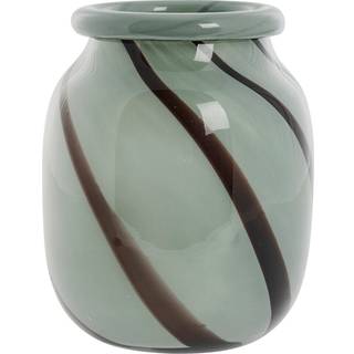 Lene Bjerre Marena vase Ø16 cm Green-black