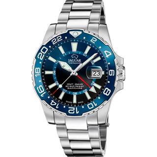 Jaguar Ceramic Diver GMT J1011/2 - Quartz - 44 mm - Analog - Herre - Safirglas