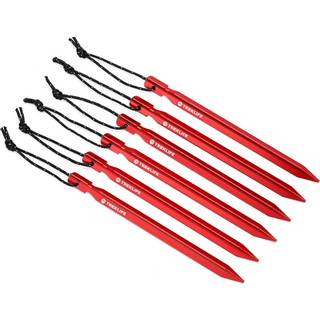 Teltpløkker - Letvægts Alu 18 cm - 6-pak