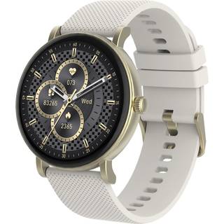 Triacle Legacy One Fitness smartwatch, guld/hvid ➞ På lager - klar til levering og afhentning