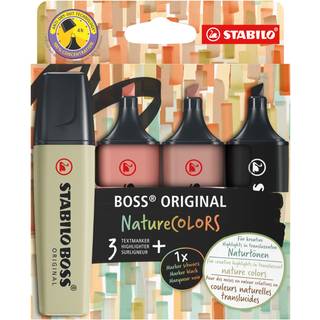 Stabilo STABILO BOSS ORIGINAL Nature Colors 4 Pack Version 1 266920