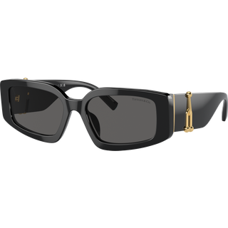 Tiffany Kvinde TF4208U 8001S4 Solbriller Acetat Sort Grå Firkantet Normal