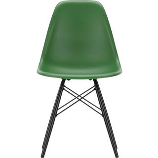 Vitra - Eames RE Plastic Chair DSW 17 Emerald, Black Maple - Spisebordsstole - Charles & Ray Eames - Grøn - Metal/Plast