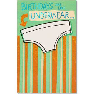 Amerikanske hilsener Sjovt f?dselsdagskort (undert?j)