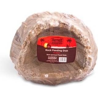 Fluker's Rock Bowl Food & Water Dish til Hermit Crabs Medium 6 """"