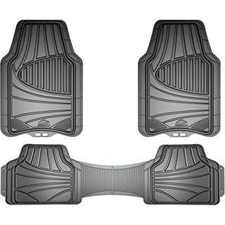 Rustning alle 78844 3-delt gr? gummi fuld d?kning trim-til-fit gulvm?tter til biler lastbiler og SUV'er