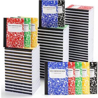 Feela 120 Pack Mini Composition Notebook Bulk Söt fickkomposition Note Pad Small Journal Notebooks For Students College School Supplies 4,5 """" x
