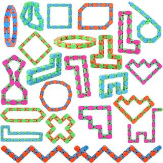 24 Pack Wacky Tracks Fidget Toys Sensory Stress Relization Toys For Kids Adults Party Classroom Christmas Goodie Bags Fyldstoffer Stocking Stuffe