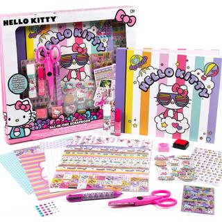 Hello Kitty All-in-One DIY Design Your Own Scrapbook med over 250 Essentials Great Hello Kitty Toys til Weekend Activity Photo & Keepsake Album t