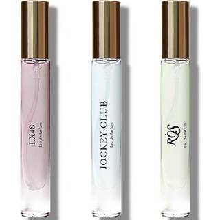 Caswell-Massey Ikoniska Eau de Parfum Discovery Set inkluderar RS Jockey Club & LX48 Skäm bort sig till uthärda moderna dofter Långvariga män dof