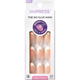 KISS imPRESS The No Glue Mani kunstige negle selvklæbende Everlasting 30 stk. - 30 stk.