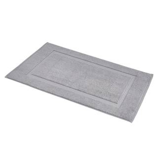 Amazon Basics Banded Badeværelse Bath Rug Mat Powder Gray 31 inches L X 20 Inches W