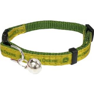 K?ledyr f?rst John Deere Satin Cat Collar Shiny & Coloral Cat Collar med Ringing Bell Pendant (JOD-5034-DS)