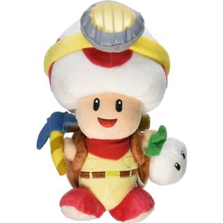 Lille Buddy Super Mario Bros. Captain Toad Standing Pose Puted Plush 9 """" """" """" Flerfarvet (1409)