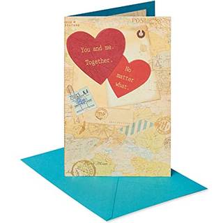 Amerikanske hilsener romantisk f?dselsdagskort (dig og mig)