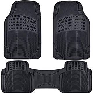 BDK Contour Liners - Original Heavy Duty Rubber Floor Mats til bil SUV Truck Van - All Weather Protection (Original)