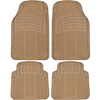BDK Heavy Duty 4pc foran og bageste gummi gulvm?tter til bil SUV Van & lastbil-alt vejrbeskyttelse universal pasform