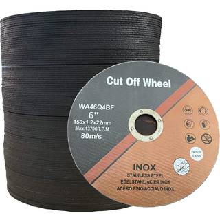 50 stk afsk?ret hjul 6 tommer 6 """" X.047 """" X7/8 """" Sk?redisk til vinkelmande ultra tyndt metal og rustfrit st?l