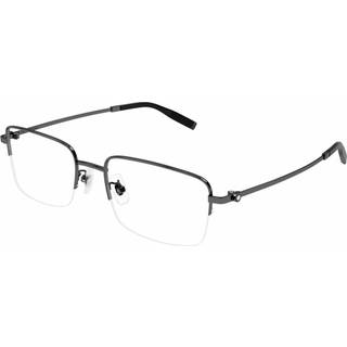 Montblanc Mand MB0313OA 003 Optiske stel Titanium Ruthenium Transparent Firkantet
