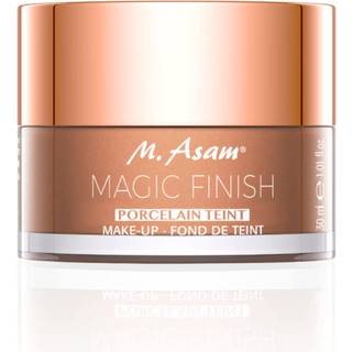 M. Asam Magic Finish Porcelain Teint Make -Up Mousse (1.01 fl oz) - 4in1 Primer Foundation Concealer & Powder med byggbara täckningsanpassningar