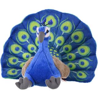 Wild Republic Peacock Plush Fyldte Animal Plush Legetøjsgaver til Kids CuddleKins 12 tommer