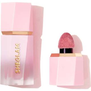 SHEGLAM Color Bloom Flydende blush i Love – Mat, langvarig gel-creme med svampe-spids-applikator