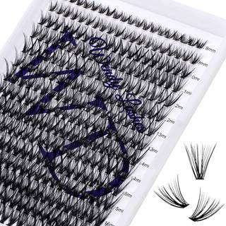 Individuelle vipper DIY Eyelash Extension 30D Lash Clusters Extensions DD Curl 300pcs Lash Clusters Natural Lashes Super Soft Eyelashes Extension