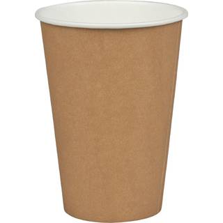 Gastro kaffebæger 9,3cm Ø7cm 20cl PE/pap brun