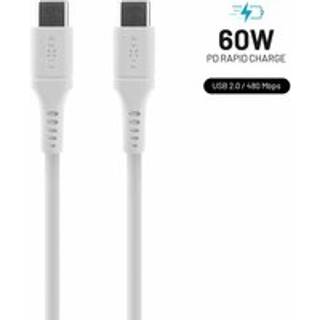 Fixed FIXDLS-CC05-WH USB-C til USB-C kabel - hvid