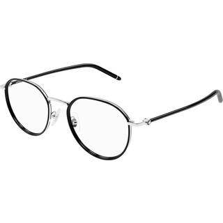 Montblanc MB0342OA Asian Fit 001 51 Briller Mænd Silver - Silver - 51mm
