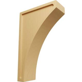 Ekena Millwork Corw03x07x12lwal ekstra store Lawson Wood Corbels 3 """" W x 7 1/2 """" D X 12 """" H Alder
