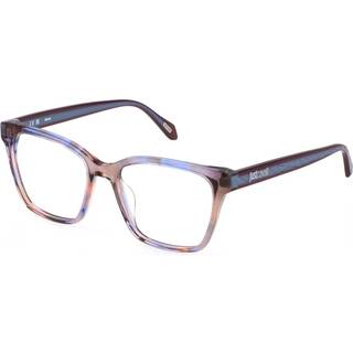 Just Cavalli VJC010 0AM5 52 Briller Kvinder Krystalklar - Transparent Brown Shiny Blue - 52mm