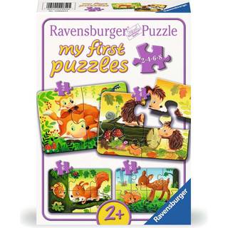 Ravensburger My First Puzzles Forest Animal Fun Puslespil 4-i-1