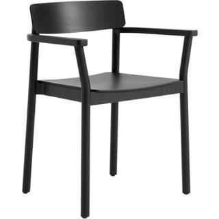 &Tradition Betty TK10 Spisebordsstol m. Armlæn Black Lacquered Oak