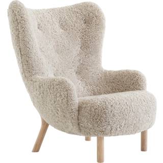 &Tradition Petra Vb3 Lænestol Moonlight / Olieret Egetræ - Lænestole Fåreskind Off-White - 135359A235A042A745