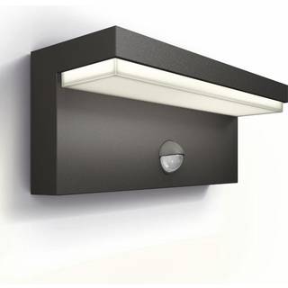 Philips LED udendørs væglampe Bustan UE, sensor, 2.700 K