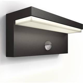 Philips LED udendørs væglampe Bustan UE, sensor, 4.000 K