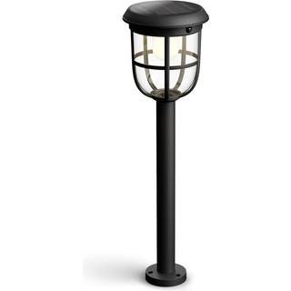 Philips Solar Radii Piedestallampe Metal Sort 1.3W 250lm - 830 Varm Hvid | IP44