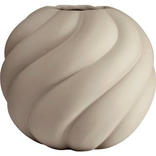 Cooee Design Twist Ball Vase 20 Cm - Vaser Keramik Rød - TH-07-01-BR