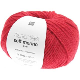 Essentials Soft Merino aran - Lipstick Red