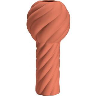 Cooee Design Twist pillar vase 34 cm Brick red