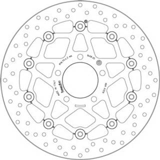 Brembo Bremseskiver Flydende Med Tgk