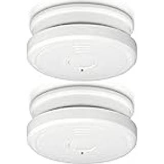 Alecto - Røgalarm med tys-tys-knap 2-pak Hvid - SA20 2X