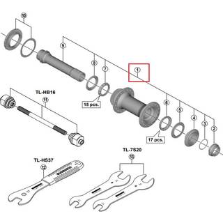 Navaksel Shimano HB-M618-B