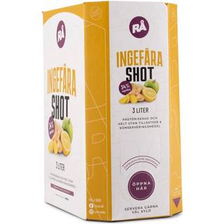 RÅ Ingefærshot Bag-in-Box, 3000 ml