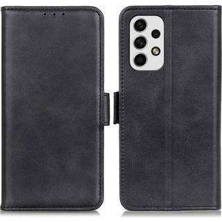 SKALO Samsung A23 5G Flip Cover m. pung i PU-læder - Sort
