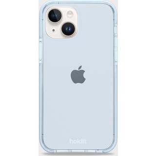 Phone Case Seethru Mineral Blue iPhone 15 - Blå - Add QTY