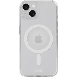 Holdit iPhone 15 / 14 / 13 MagSafe Cover - Transparent / Space Grey